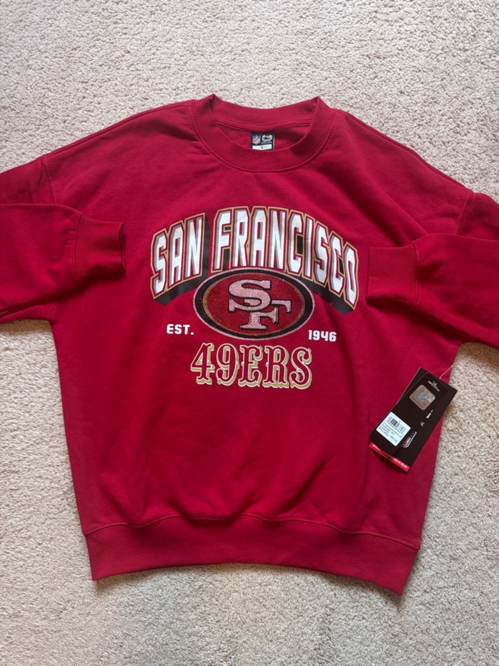49ers Embellished Sweater/ Sweatshirt